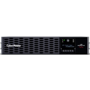 CyberPower PR1000RT2UCN Rack/Tower UPS, UL Rated, Rotatable LCD panel, 8× NEMA 5-15R, Expanded runtime